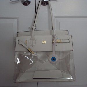 FAUX LEATHER TOTE DE VESI HANDBAG